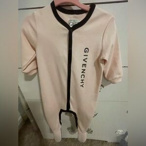 Baby girl 9 mos authentic Givenchy Onsie